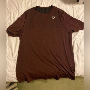 Maroon GymShark T-Shirt
